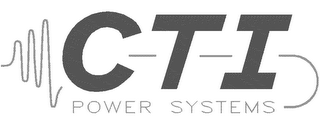 CTI POWER SYSTEMS logo