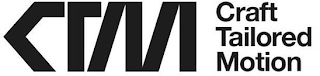 CTM CRAFT TAILORED MOTION logo