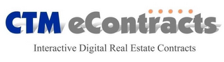 CTM ECONTRACTS INTERACTIVE DIGITAL REALESTATE CONTRACTS logo