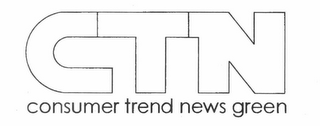 CTN CONSUMER TREND NEWS GREEN logo