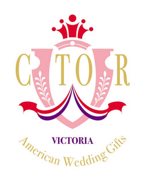 CTOR VICTORIA AMERICAN WEDDING GIFTS logo