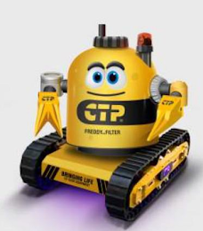 CTP CTP CTP FREDDY THE FILTER BRINGING LIFE TO EQUIPMENT logo