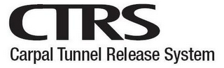 CTRS CARPAL TUNNEL RELEASE SYSTEM logo