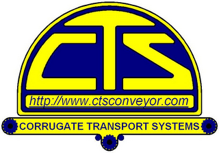 CTS HTTP://WWW.CTSCONVEYOR.COM CORRUGATE TRANSPORT SYSTEMS logo