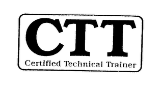 CTT CERTIFIED TECHNICAL TRAINER logo