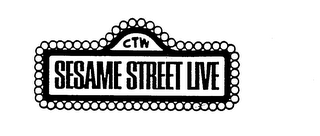 CTW SESAME STREET LIVE logo