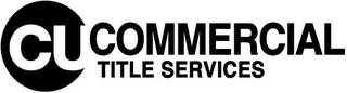 CU COMMERCIAL TITLE SERVICES logo