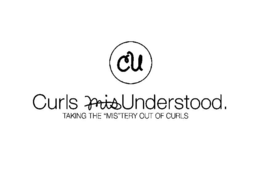 CU CURLS MISUNDERSTOOD. TAKING THE "MIS"TERY OUT OF CURLS logo