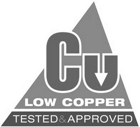 CU LOW COPPER TESTED & APPROVED logo