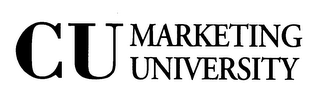 CU MARKETING UNIVERSITY logo
