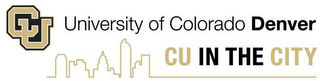CU UNIVERSITY OF COLORADO DENVER CU IN THE CITY logo