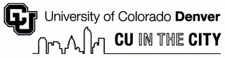 CU UNIVERSITY OF COLORADO DENVER CU IN THE CITY logo