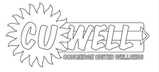 CU WELL CONCIERGE UNITED WELLNESS logo
