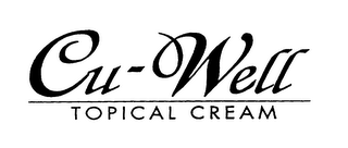CU-WELL TOPICAL CREAM logo