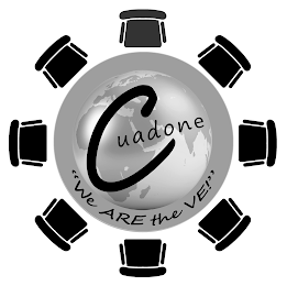 CUADONE "WE ARE THE VE!" logo