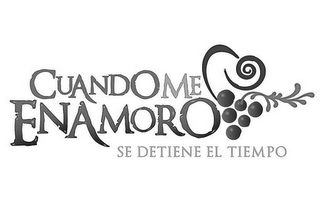 CUANDO ME ENAMORO SE DETIENE EL TIEMPO logo