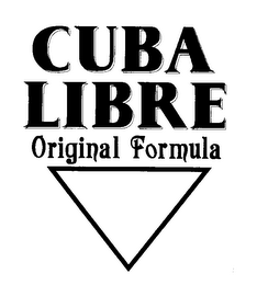 CUBA LIBRE ORIGINAL FORMULA logo