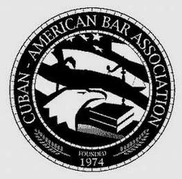 CUBAN-AMERICAN BAR ASSOCIATION FOUNDED 1974 logo