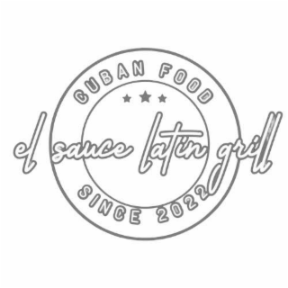 CUBAN FOOD EL SAUCE LATIN GRILL SINCE 2022 logo