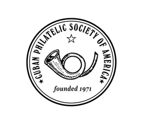 CUBAN PHILATELIC SOCIETY OF AMERICA FOUNDED 1971 logo