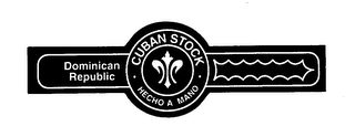 CUBAN STOCK HECHO A MANO DOMINICAN REPUBLIC logo