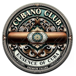 CUBANO CLUB ESSENCE OF CUBA PREMIUM CIGARS CUBANO CLUB ESSENCE OF CUBA HAND CRAFTED CUBAN SEED logo