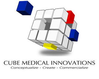 CUBE MEDICAL INNOVATIONS CONCEPTUALIZE - CREATE - COMMERCIALIZE logo