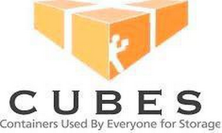 CUBES CONTAINERS USED BY EVERYONE FOR STORAGE logo