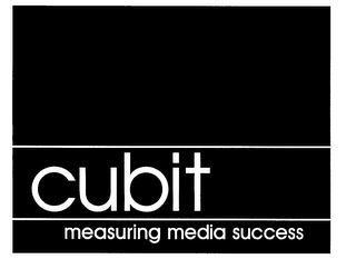 CUBIT MEASURING MEDIA SUCCESS logo