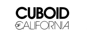 CUBOID OF CALIFORNIA logo