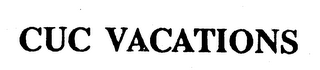 CUC VACATIONS logo