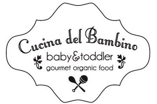 CUCINA DEL BAMBINO BABY & TODDLER GOURMET ORGANIC FOOD logo