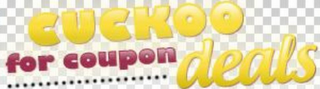 CUCKOO FOR COUPON DEALS logo
