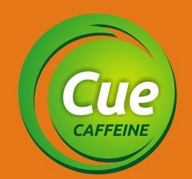 CUE CAFFEINE logo