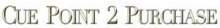 CUE POINT 2 PURCHASE logo