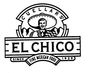 CUELLARS' EL CHICO SINCE 1929 FINE MEXICAN FOOD logo