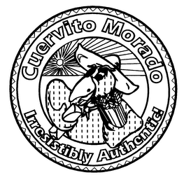 CUERVITO MORADO IRRESISTIBLY AUTHENTIC! logo