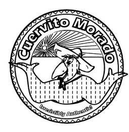 CUERVITO MORADO IRRESISTIBLY AUTHENTIC! logo