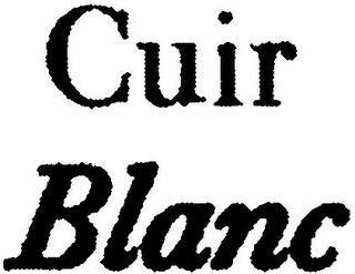 CUIR BLANC logo