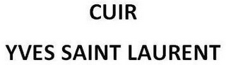 CUIR YVES SAINT LAURENT logo
