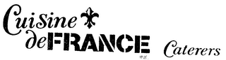 CUISINE DE FRANCE INC. CATERERS logo