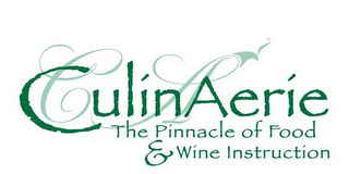 CULINAERIE THE PINNACLE OF FOOD & WINE INSTRUCTION logo