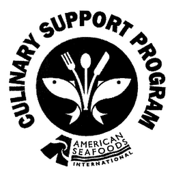 CULINARY SUPPORT PROGRAM AMERICAN SEAFOODS INTERNATIONAL logo