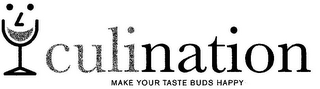 CULINATION MAKE YOUR TASTE BUDS HAPPY logo