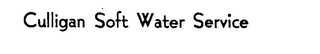 CULLIGAN SOFT WATER SERVICE logo