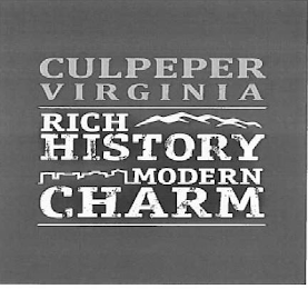 CULPEPER VIRGINIA RICH HISTORY MODERN CHARM logo