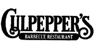 CULPEPPER'S BARBECUE RESTAURANT logo