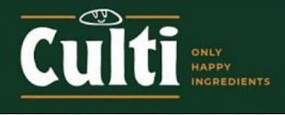 CULTI ONLY HAPPY INGREDIENTS logo