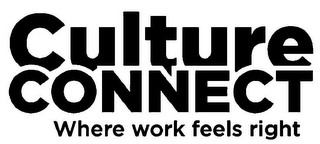 CULTURE CONNECT WHERE WORK FEELS RIGHT logo