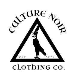 CULTURE NOIR CLOTHING CO. EST 1989 logo